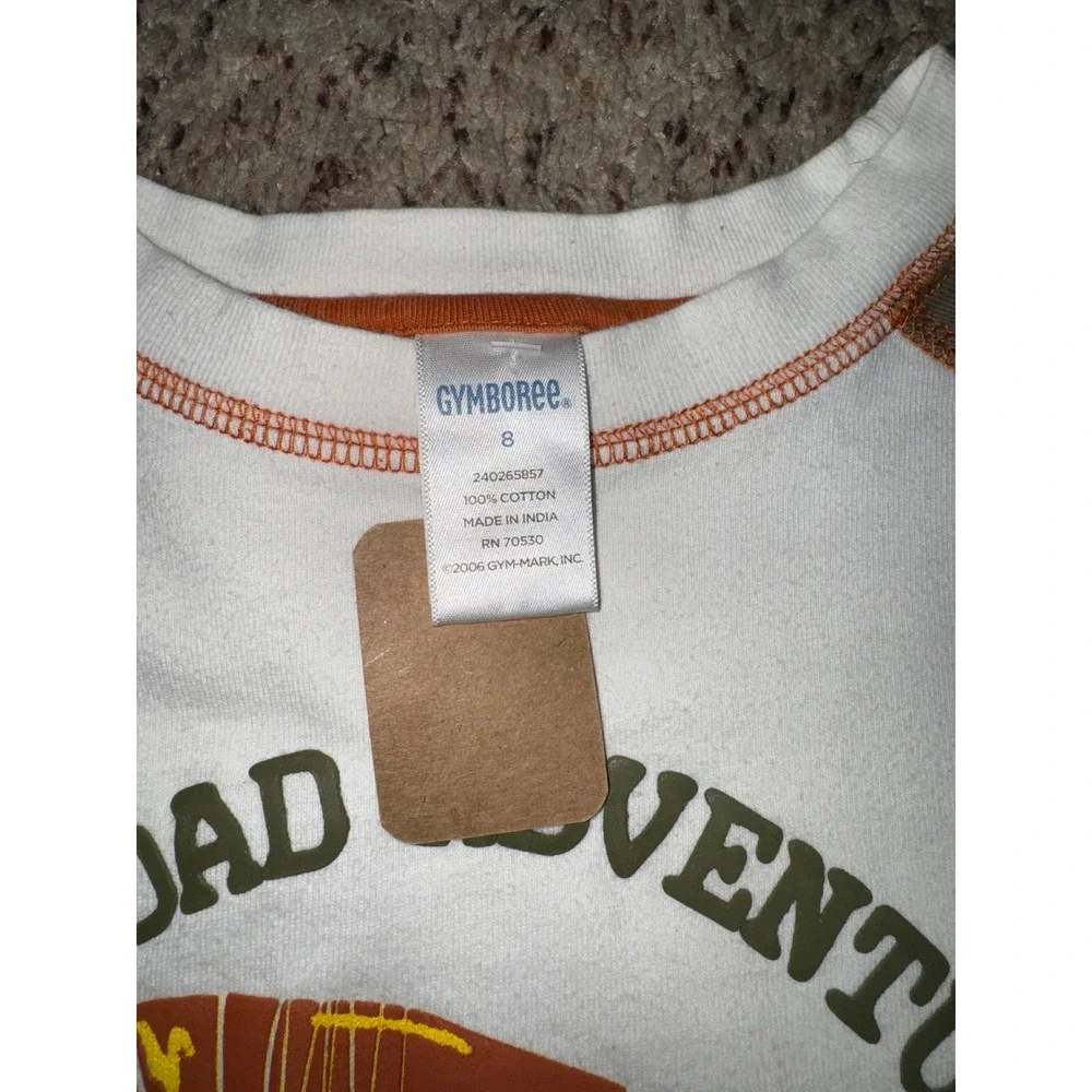 Gymboree Kids Size 8 Long Sleeve T‎ Shirt Off Road Adventure Jeep Graphic Tee